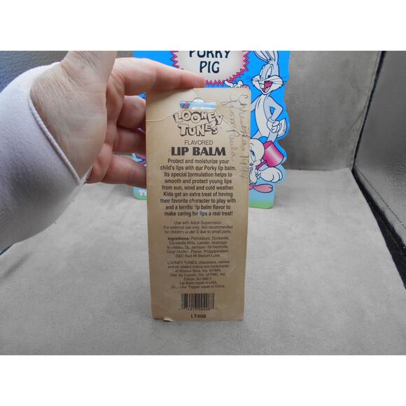 Vintage 1994 Porky Pig Lot: Looney Tunes Collectible Figure & Lip Balm - Picture 14 of 14